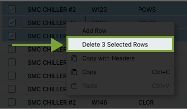 Delete Row From Grid
