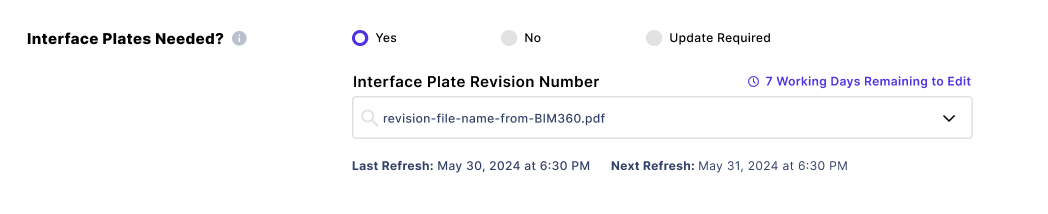 Interface Plates Needed?