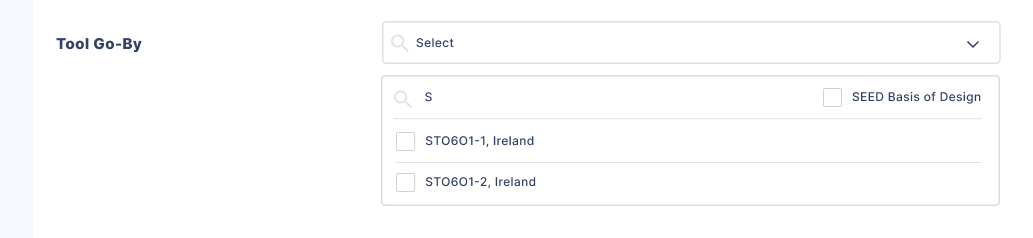 TD - Seed Basis of Design Checkbox