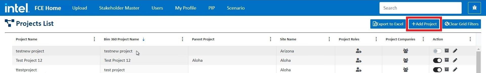 Projects | Basesite Documents